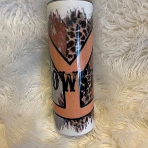 Yellow stone tumbler, Dutton ranch, 20oz specialized tumbler, Beth Dutton rip